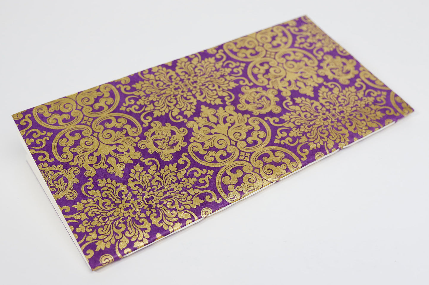 Traveler’s Notebook – Mixed Media- Standard Size- Purple & Gold