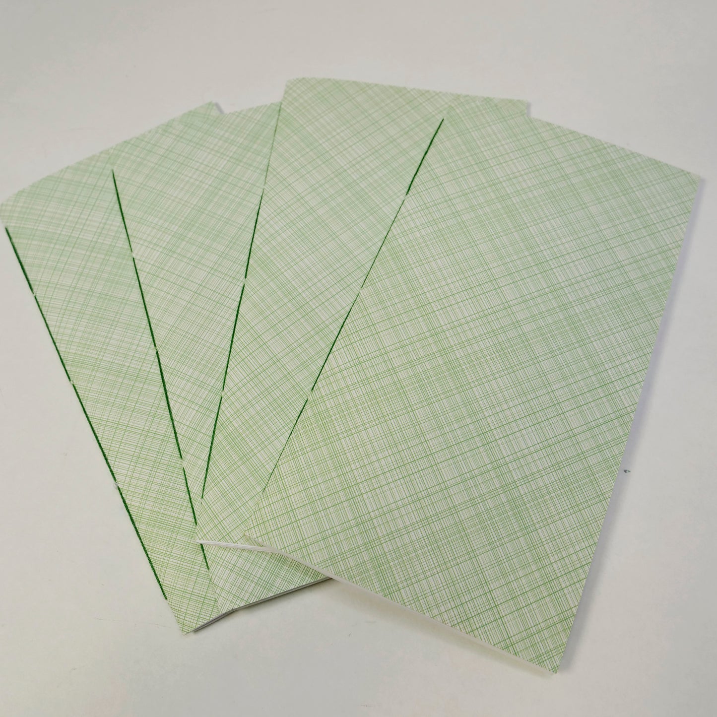 Traveler's Notebook Insert - Standard Size - Green Cross Hatching