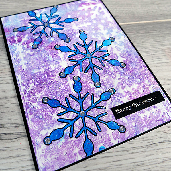 Festive and Fabulous Gel Print Holiday Cards