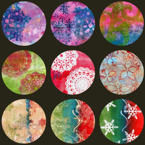 Gel Print Holiday Collection