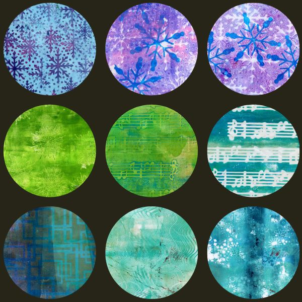 Gel Print Holiday Collection
