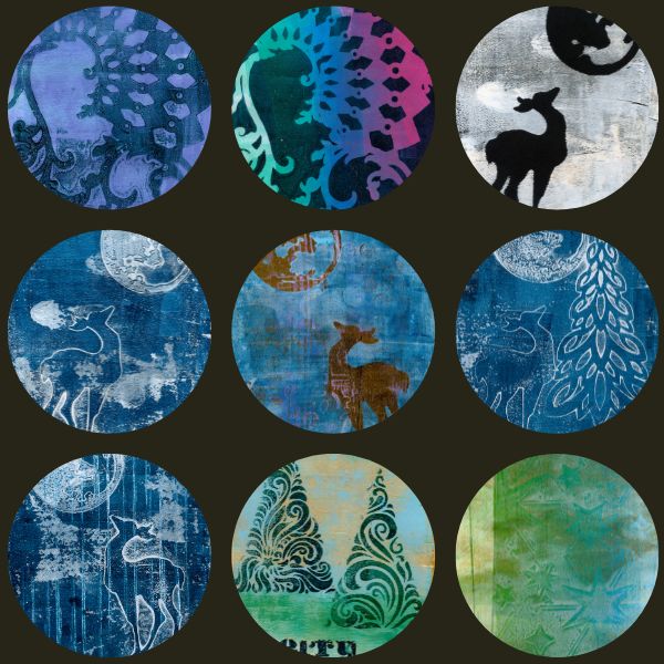 Gel Print Holiday Collection
