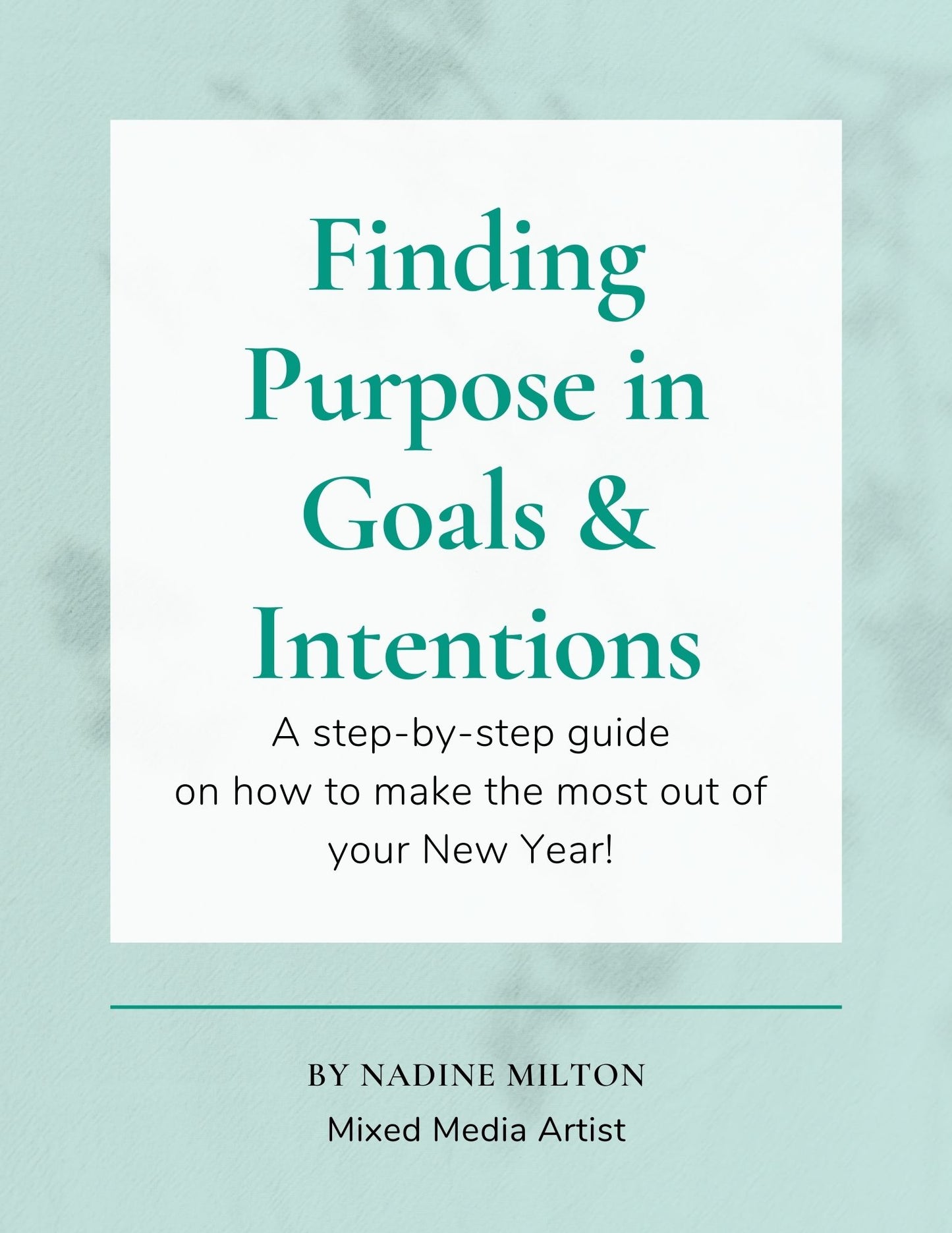 Finding Purpose in Goals & Intentions