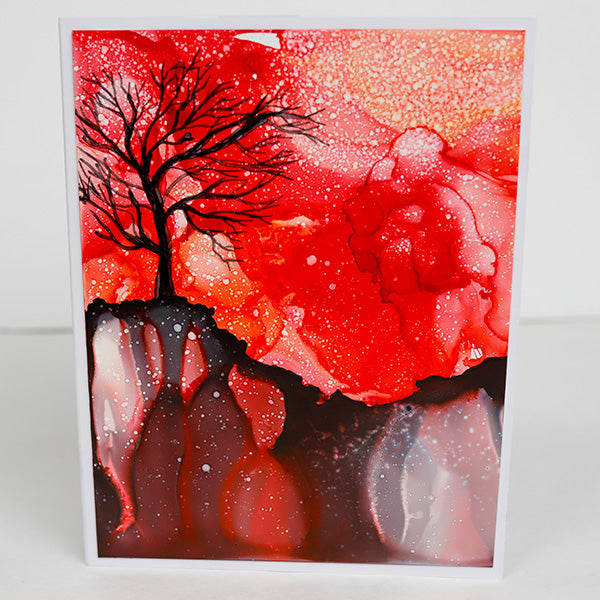 Alcohol Ink Holiday Cards In-Person Workshop