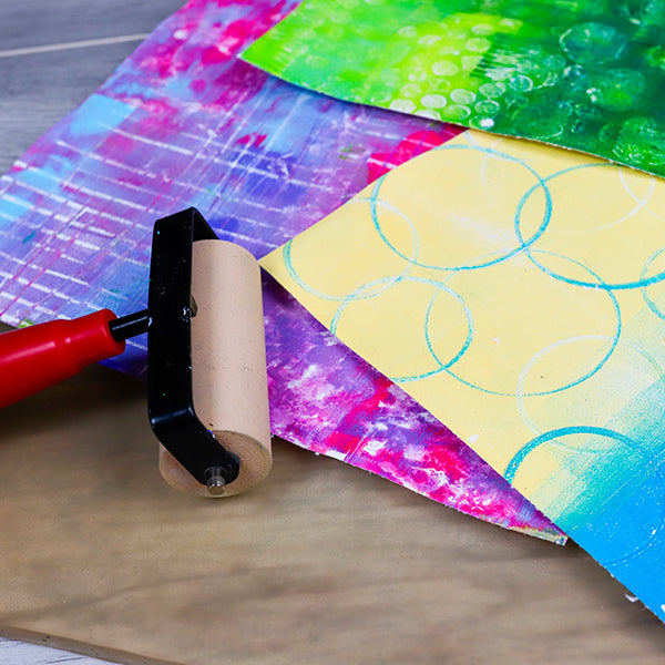 Festive and Fabulous Gel Print Holiday Cards